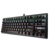 Gamdias HERMES E2 7 Color Backlit Blue Switch Mechanical Gaming Keyboard